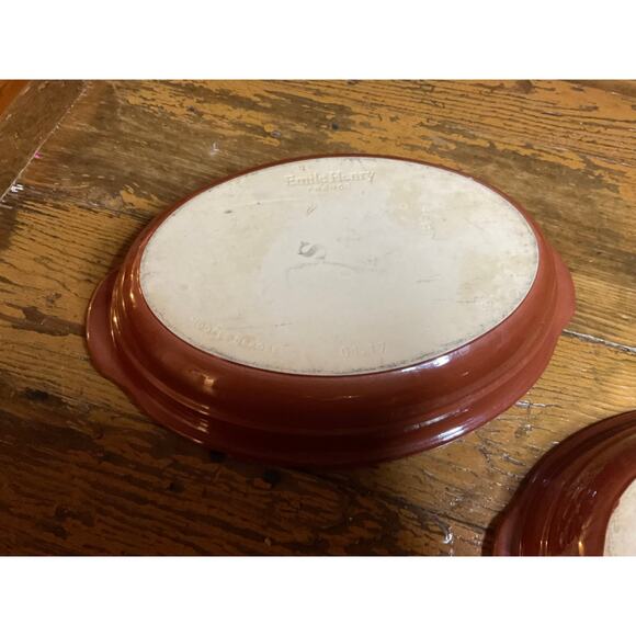 Emile Henry France Baking Dish Set – Red Glazed Stoneware – French Cookware - Picture 4 of 6
